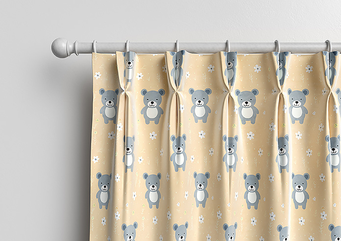 Teddy Trails, Cream - Made to Measure Curtains - Image 10